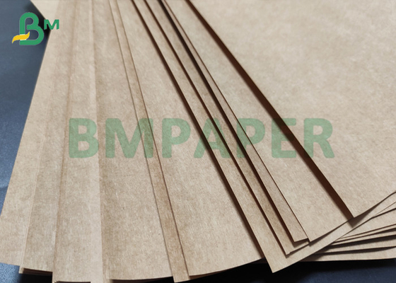 20kg 25kg Koyu Kahverengi Un Torbaları Kağıt Torba Kraft Kağıt 80gsm 90gsm