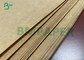 Paketleme çantası için 70 - 120gsm kahverengi kraft el işi kağıt rulosu - saf odun hamuru