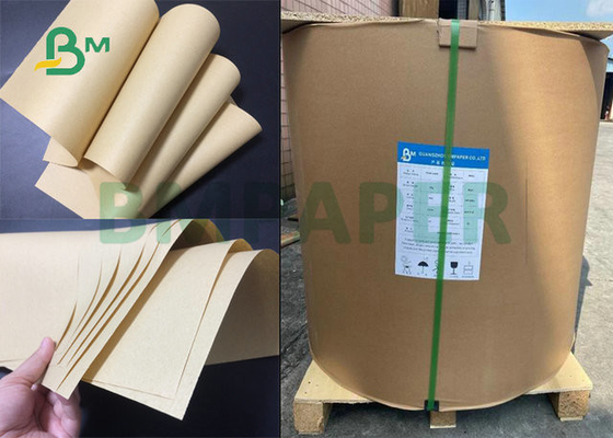 40gsm 50gsm 60gsm Gıda Sınıfı Kahverengi Kraft Kağıt Jumbol Rulo Paket için Geniş 40&quot; x 100ft