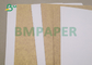 Fırın Ambalajı için 250gsm 270gsm Beyaz Kaplamalı Kraft Arka Kağıt 68 x 56cm