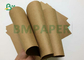 Yüksek Sertlik Kahverengi Kraft Kağıt Rulo / Sınıf AAA Geri Dönüşümlü Kraft Kağıt Rulo