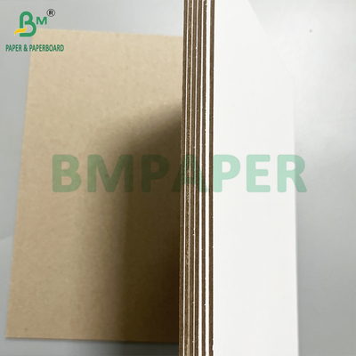 İyi Baskı Performansı 1500gm Beyaz Kil Dupleks Tahta 700 × 1000 mm