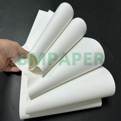 120um 130um Beyaz Mat Lazer Baskı Etiketler için Sentetik Kağıt 33 cm x 48,5 cm