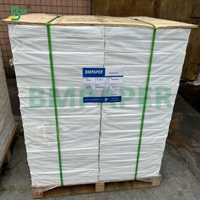 120um 130um Beyaz Mat Lazer Baskı Etiketler için Sentetik Kağıt 33 cm x 48,5 cm