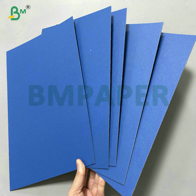 640 x 900mm 1mm 2mm Geri Dönüştürülmüş Mavi Karton Karton Kağıt Dosyaları İçin Gri Arkaplan