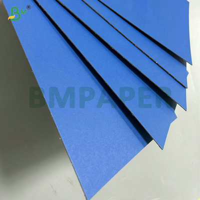 640 x 900mm 1mm 2mm Geri Dönüştürülmüş Mavi Karton Karton Kağıt Dosyaları İçin Gri Arkaplan