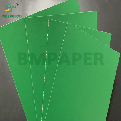 1.1mm 1.2mm Yeşil Kaplı Laklı Sertlik Karton Gri Arka Sabit Karton
