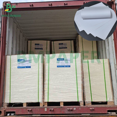 40g Beyazlanmış kaplamamış ofset baskı kağıdı çizim için Jumbo sayfalar