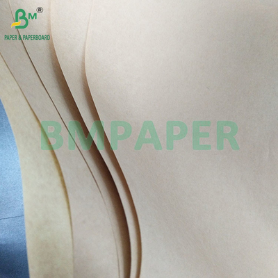 60gm 100% Virgin Wood Pulp Kahverengi Kraft Poşetleri Gıda Paketleme için Kağıt