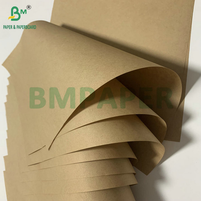 Kaplamamış Kahverengi Kraft Kağıdı 70gm75gm Çimento Paketleme Çantası için Yazdırılabilir Dış Katman