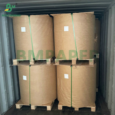 Kaplamamış Kahverengi Kraft Kağıdı 70gm75gm Çimento Paketleme Çantası için Yazdırılabilir Dış Katman
