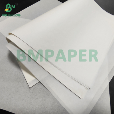 35gm 38gm Gıda ambalajı Sandviç paketi için beyaz yağ geçirmez kağıt 7 635mm