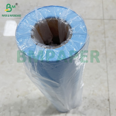 Geniş formatlı mürekkep püskürtücüsü 20lb Mavi renkli CAD kağıt rulo 36 &quot;x 150ft