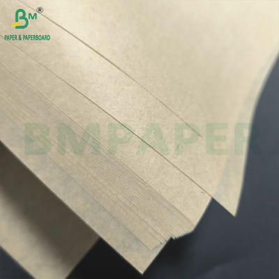 30 - 60GSM Paketleme için saf MG yarı plajlı ve beyazlatılmamış kraft kağıdı