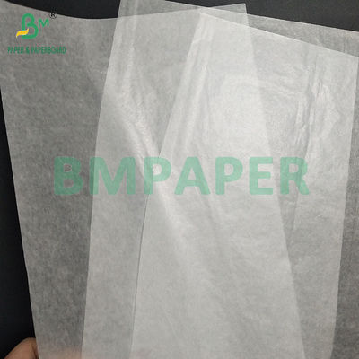 20gm Gıda Sınıfı Beyaz Yarım Şeffaf Yağlı Giysi Paketleme Kağıdı