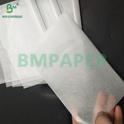 20gm Gıda Sınıfı Beyaz Yarım Şeffaf Yağlı Giysi Paketleme Kağıdı