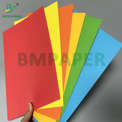 230 gram 350 gram Kırmızı Mavi Dayanıklı Kaplamamış Bristol Kartonu Kitap Kapak için 70 x 100cm
