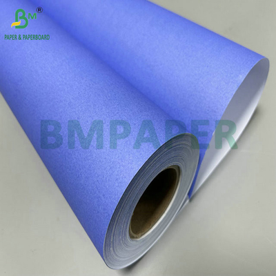 20Lb 24&quot; x 150ft kaplamamış tek mor mavi dijital kağıt CAD çizim baskı için