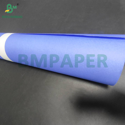 80gm Tek taraflı Mor Mavi Madencilik için çizim kağıdı 610mm x 50m