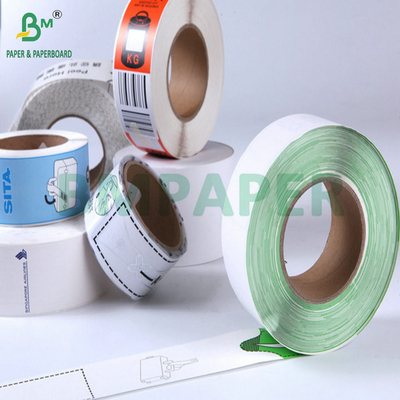 70g 80g Beyaz Katlı Termal Karton Hava Yolları Bagaj Etiketi Etiket Kağıdı