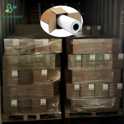 150gm 200gm Çift Yüzlü Mat Fotoğraf Kağıdı Beyaz Kaplı CAD Bağlama Kağıdı 30m 50m Rulolar