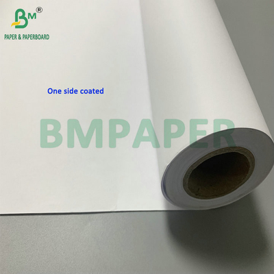 28 lb 32 lb kaplı CAD Bağlama Kağıdı Paket başına 1 rulo 40' x 300ft 3' çekirdek