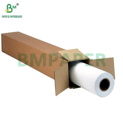 180GSM Büyük formatlı Mat kaplı mürekkep püskürtücüsü Fotoğraf kağıdı rulo 61cm x 30m