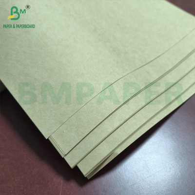 Yüklü Güçlü Doğal Kraft Kağıt Çantaları 70gm 80gm