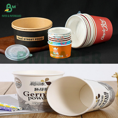 PE kaplı karton 260gm + 15gm PE kızarmış tavuk kapları yapmak için