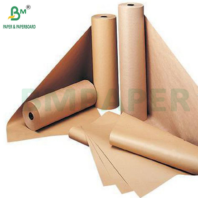 Doğal Kahverengi Kraft Market Çantası Kağıt 60lbs 70lbs Reycled Çanta Kraft