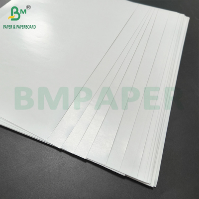 Yapışkan etiket kullanımı için beyaz 1 taraf kaplı sanat kağıdı 80gm 85gm