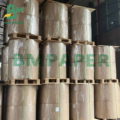 120g Yüksek Beyazlık İyi Güç Beyaz Kraft Kağıt Rulo 889mm Genişlik