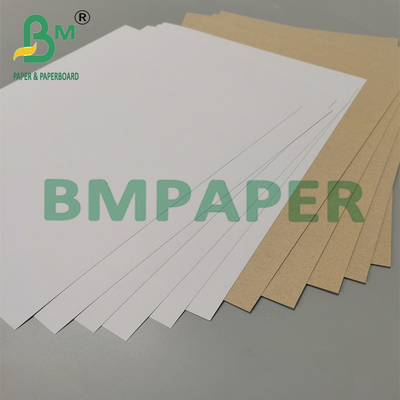 350g 79 x 109cm Farmasötik ambalaj için Arka Gri ile Kaplı Dupleks Karton