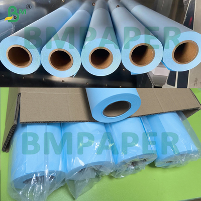 80gm Mimar Çizim Kağıdı Rulo Teknik Çizimler için Mavi Grafik Kağıdı