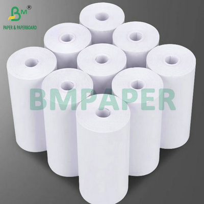 İyi beyazlık 55g 80mm x 80mm Termal makbuz kağıdı POS Çap için rulo