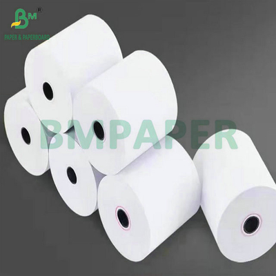 İyi beyazlık 55g 80mm x 80mm Termal makbuz kağıdı POS Çap için rulo
