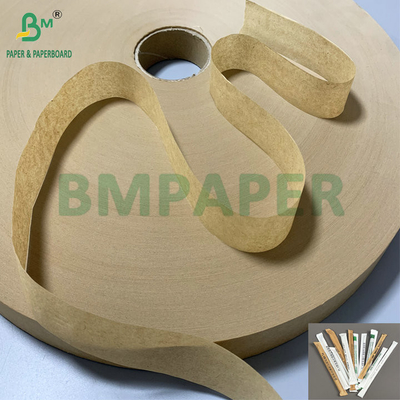 Kırma Küçük Boyutlar 30mm 32mm 24gsm 28gsm Kahverengi Kraft Paket Kağıdı Saman Paketleme