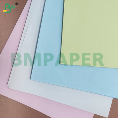 48-80 GSM Renkli Kaplamalı NCR Yazmak ve yazmak için karbonsuz kağıt