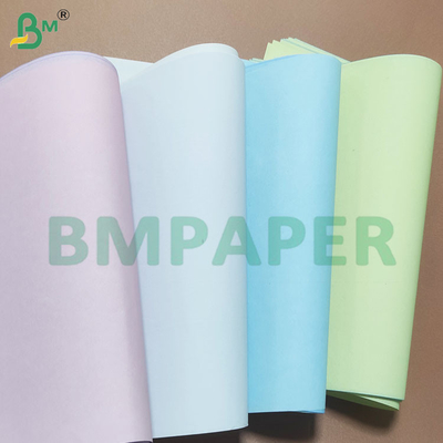 48-80 GSM Renkli Kaplamalı NCR Yazmak ve yazmak için karbonsuz kağıt