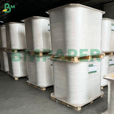 Geri dönüştürülebilir beyaz gıda sınıfı saman ambalaj kağıdı 24/28 GSM rulo