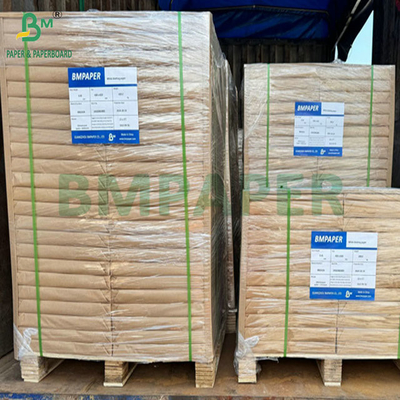 71 x 95cm 250 gram 260 gram Doğal Renk Beyazlanmamış CupStock Kağıt Kupalar için