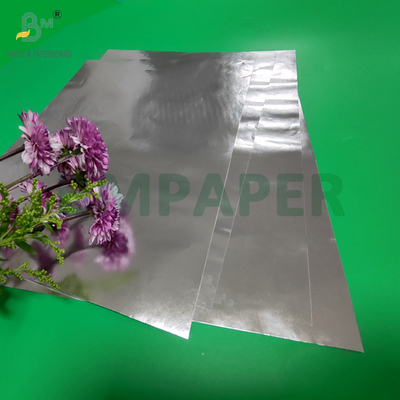 68gm 70gm Gümüş Metalleştirilmiş Islak Dayanıklı Kağıt Bira Boynunda Etiket 700mm