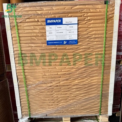 250gm Parlak Kaplı Kağıt 61x96cm 70x100cm 250 kağıt Sargı Beyaz Kanepe C2S Sanat Kağıdı