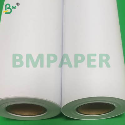 Büyük mürekkep emici 80GSM 610*150m CAD Plotter Kağıt rulları