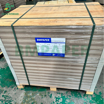 1.5MM 2MM Beyaz Yüz Sert Gri Karton Elektronik Paketleme Yüksek Sertlik