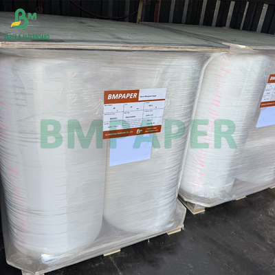 24gm 28gm İçme pipeleri için sıradan beyaz sargı kağıdı 44MM 53MM Gıda sınıfı