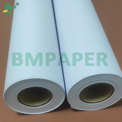 20lb CAD Çizelge Kağıt Ruloları Mühendislik Baskı için 610mm*150m