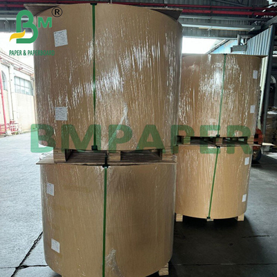 80g 25kg 40kg dayanıklı komposta edilebilir kahverengi genişletilebilir çuval kraft kağıdı