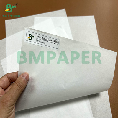 38g 40g Çaplanabilir Balmumu Yağ Dayanıklı Kağıt Ekmek Paketi için 12 "x 12"