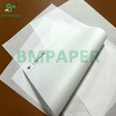 38g 40g Çaplanabilir Balmumu Yağ Dayanıklı Kağıt Ekmek Paketi için 12 "x 12"